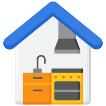 خانه، آشپزخانه و روشنایی