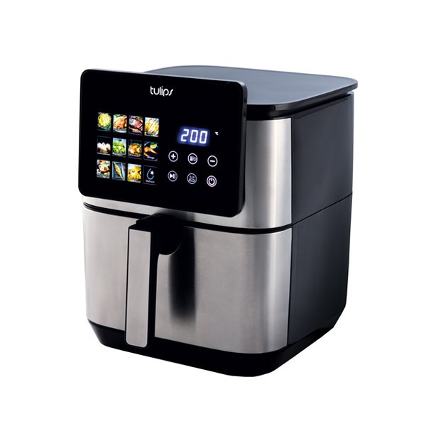 ‏سرخ کن رژیمی تولیپس مدل AF-449 مشکی استیل