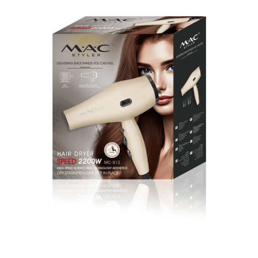 سشوار مک استایلر مدل MAC-812 AC سفید