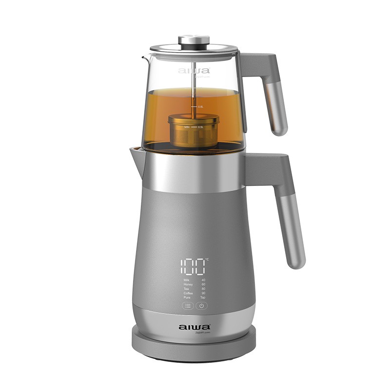 چای ساز آیوا مدل AM-C10 GTM طوسی