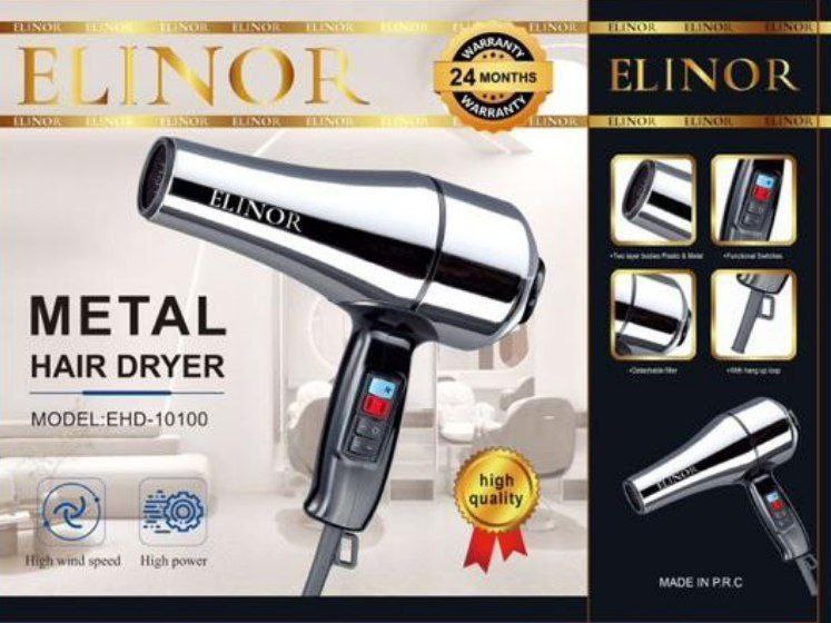 سشوار الینور مدل EHD-10100 استیل مشکی
