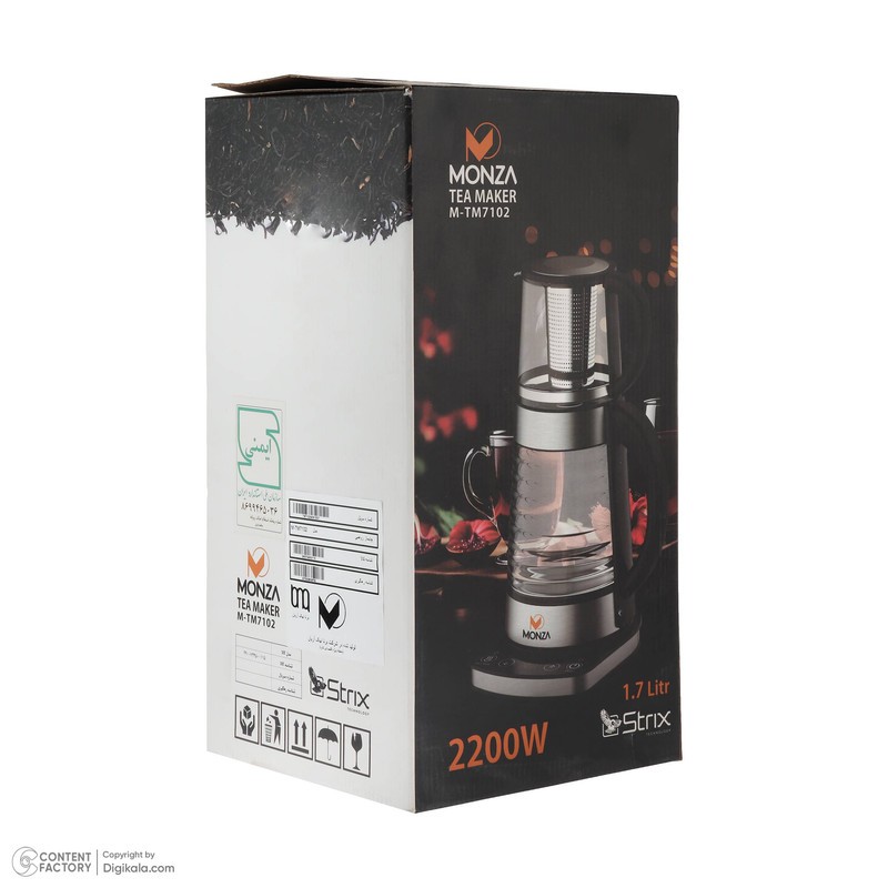 چای ساز مونزا مدل M-TM 7102  مشکی
