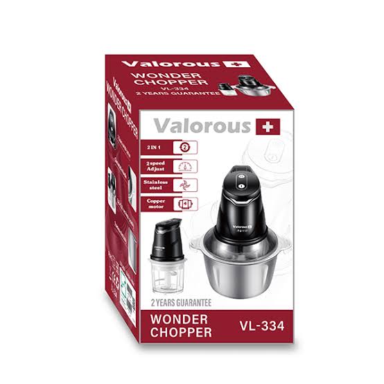خردکن والروس مدل VL-334 مشکی نقره‌ای