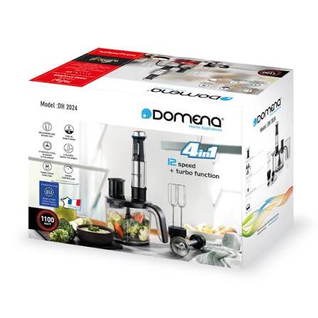 گوشتکوب برقی دومنا چندکاره مدل  DH 2024 Plus استیل مشکی